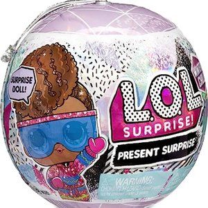 LOT OF 10: LOL SURPRISE! MINI MYSTERY BALLS - WINTER CHILL PRESENT SURPRISE NIB